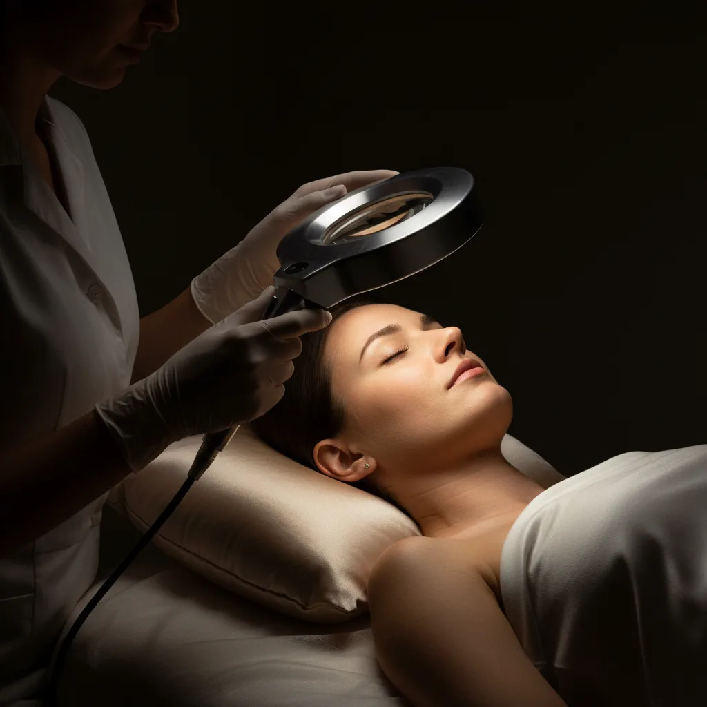 Dr. Qasim performing Acne Treatment at The Royal Aesthetics