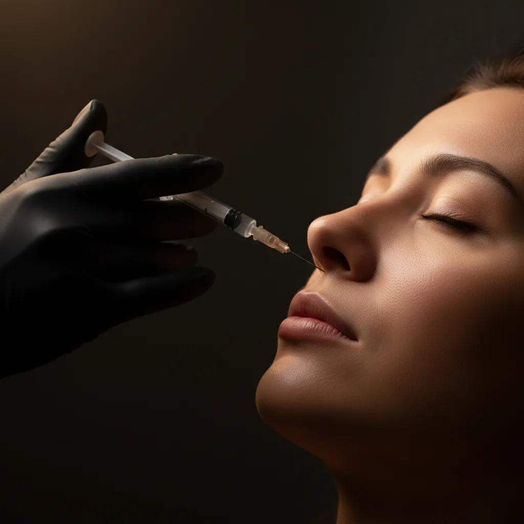 Dr. Qasim performing Dermal Fillers at The Royal Aesthetics
