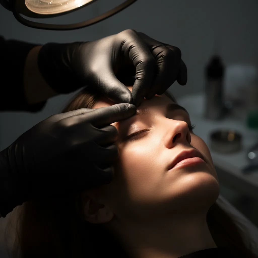 Dr. Qasim performing Eyelid Surgery at The Royal Aesthetics
