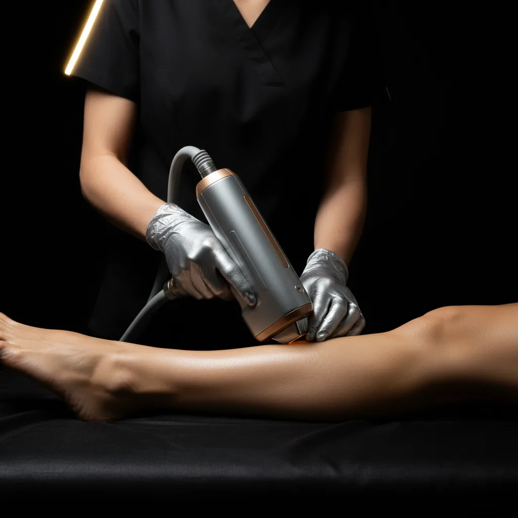 Dr. Qasim performing Laser Hair Removal at The Royal Aesthetics