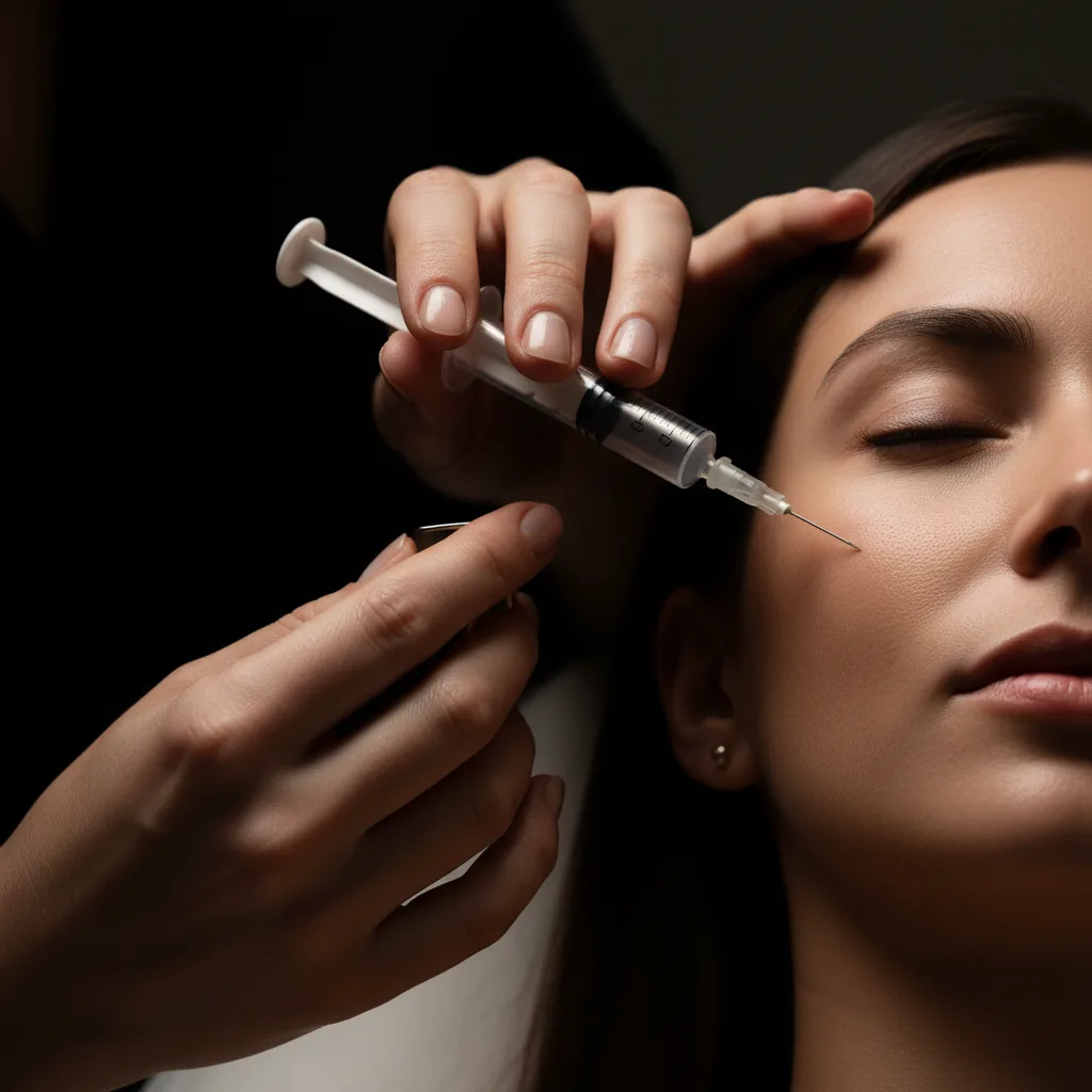 Dr. Qasim performing Mesotherapy at The Royal Aesthetics