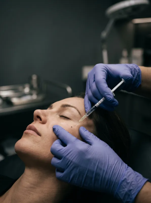 Botox injection treatment