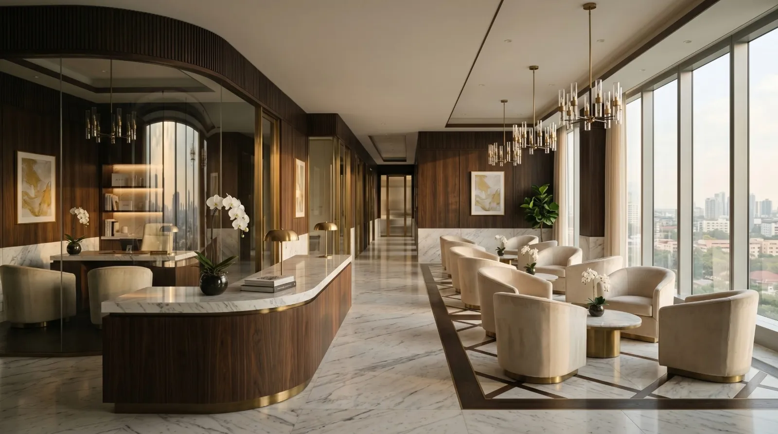 Interior of The Royal Aesthetics clinic
